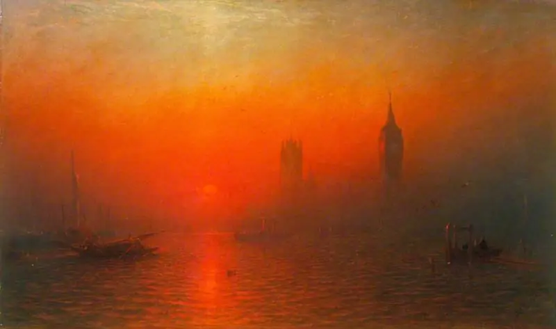 The Houses of Parliament from the River