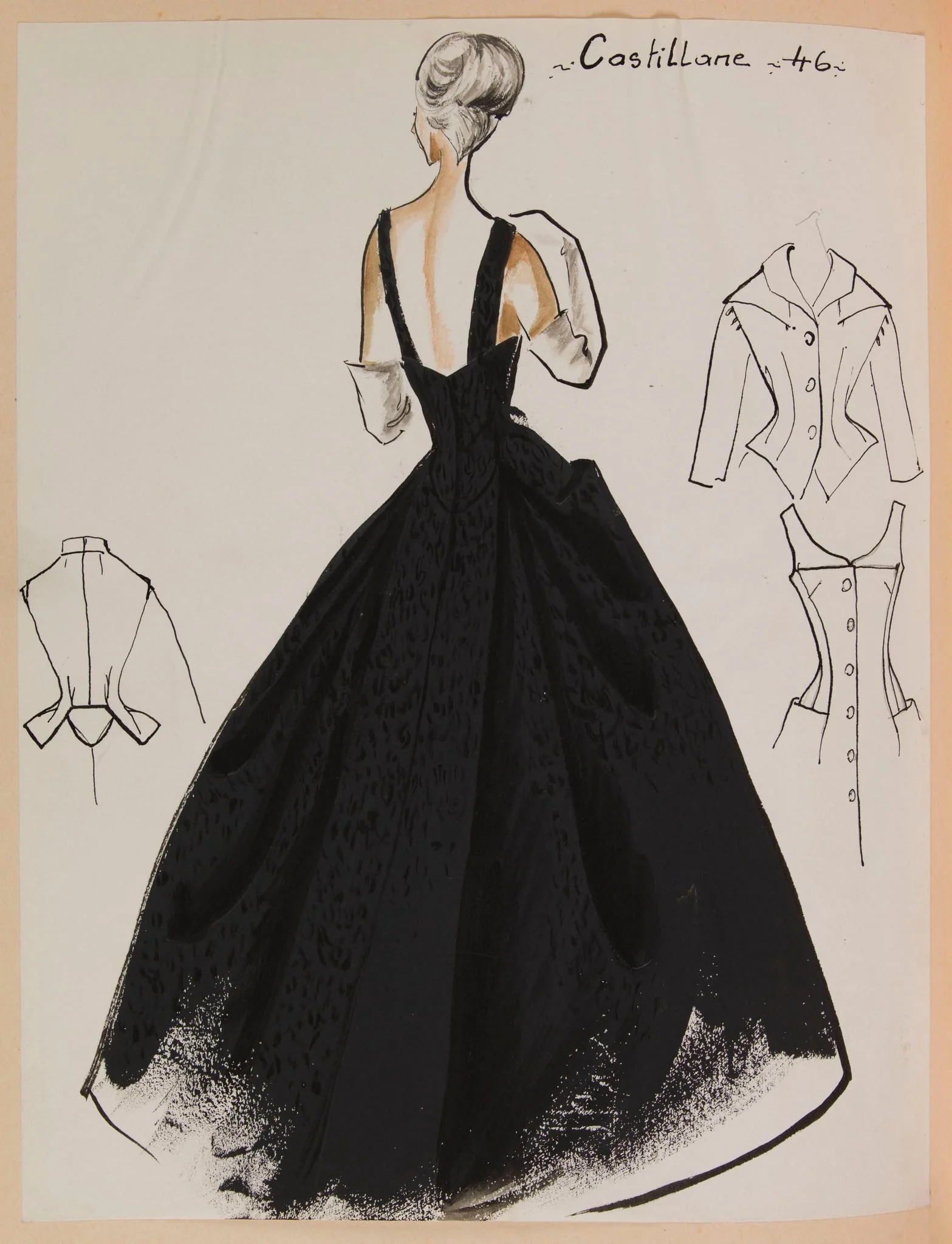 Castillane, by Carven, 1958