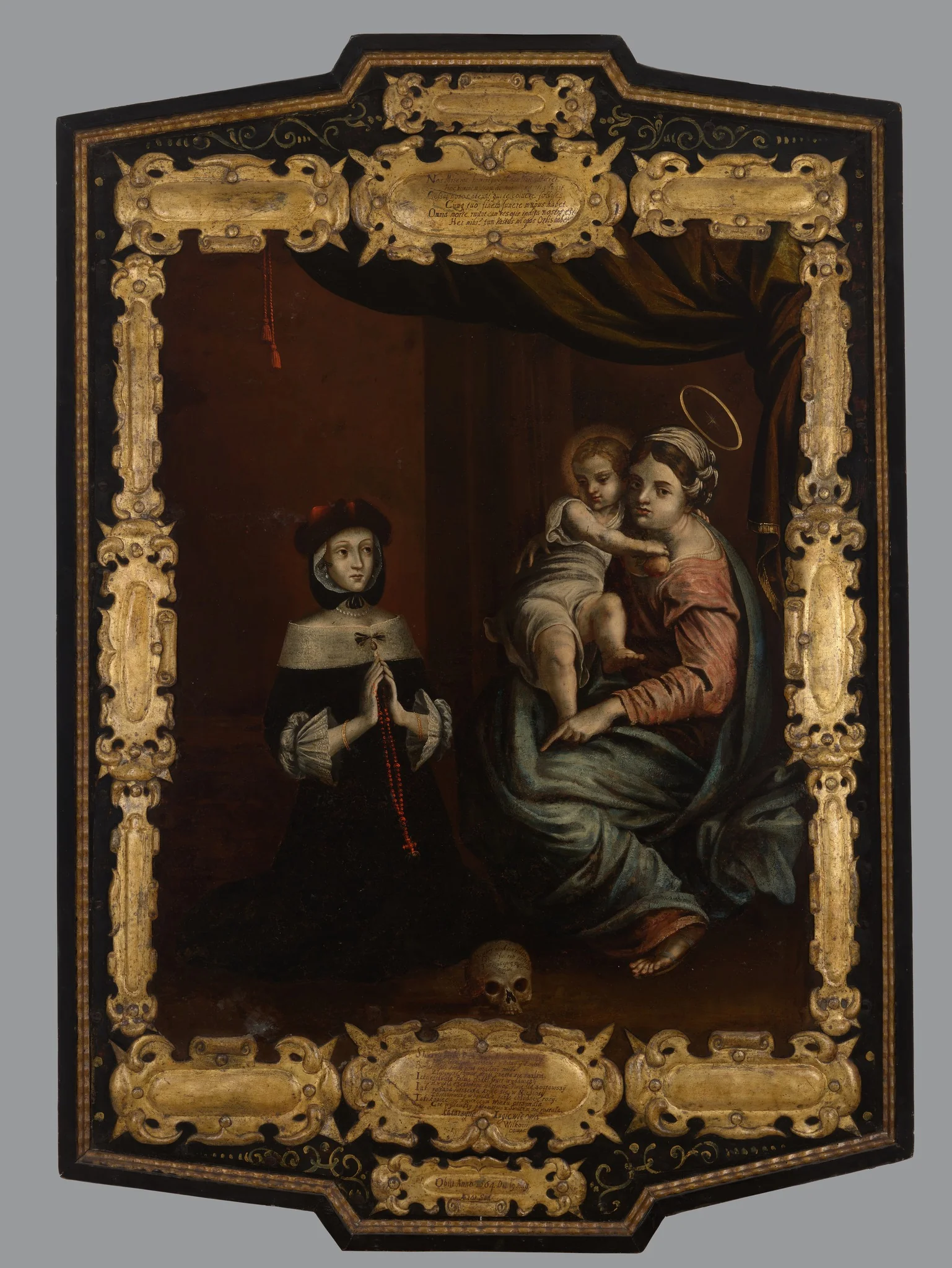 Epitaph of Katarzyna Jurgiewic, from the St Mary's Church in Krakow, by Unknown, unspecified, 1694