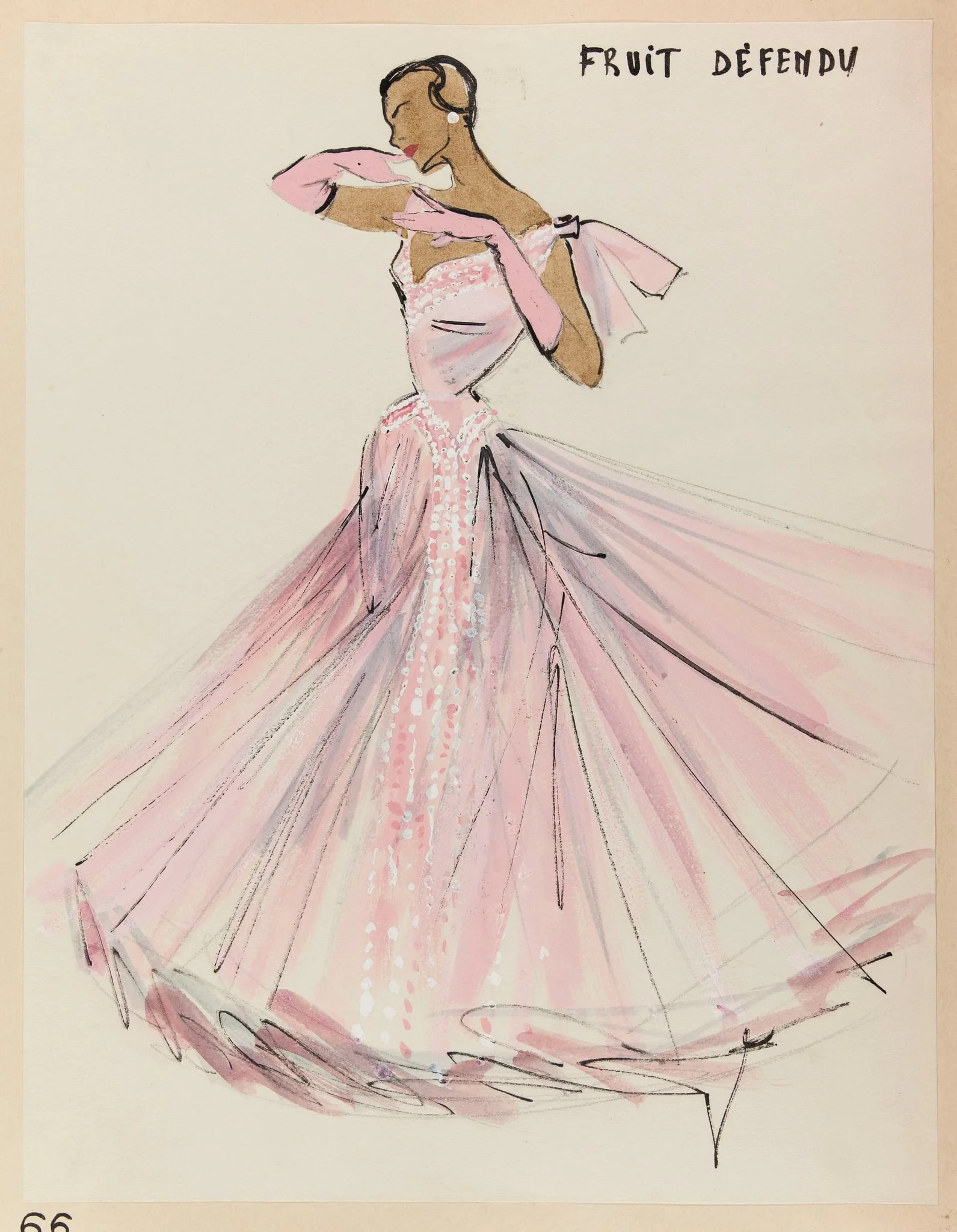 Fruit défendu, by Marie-Louise Carven, 1952