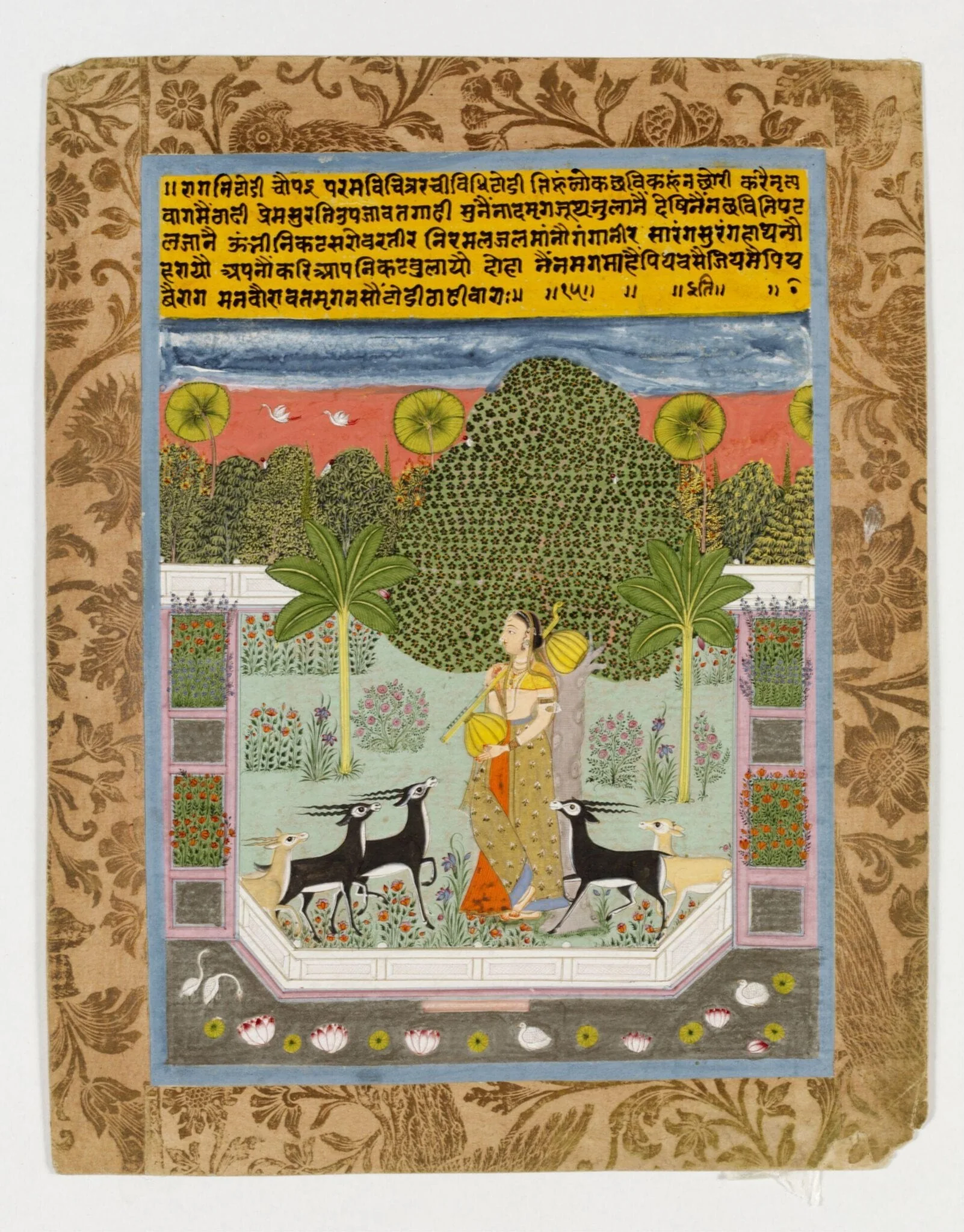 Todi Ragini, by Unknown, paint, 1750