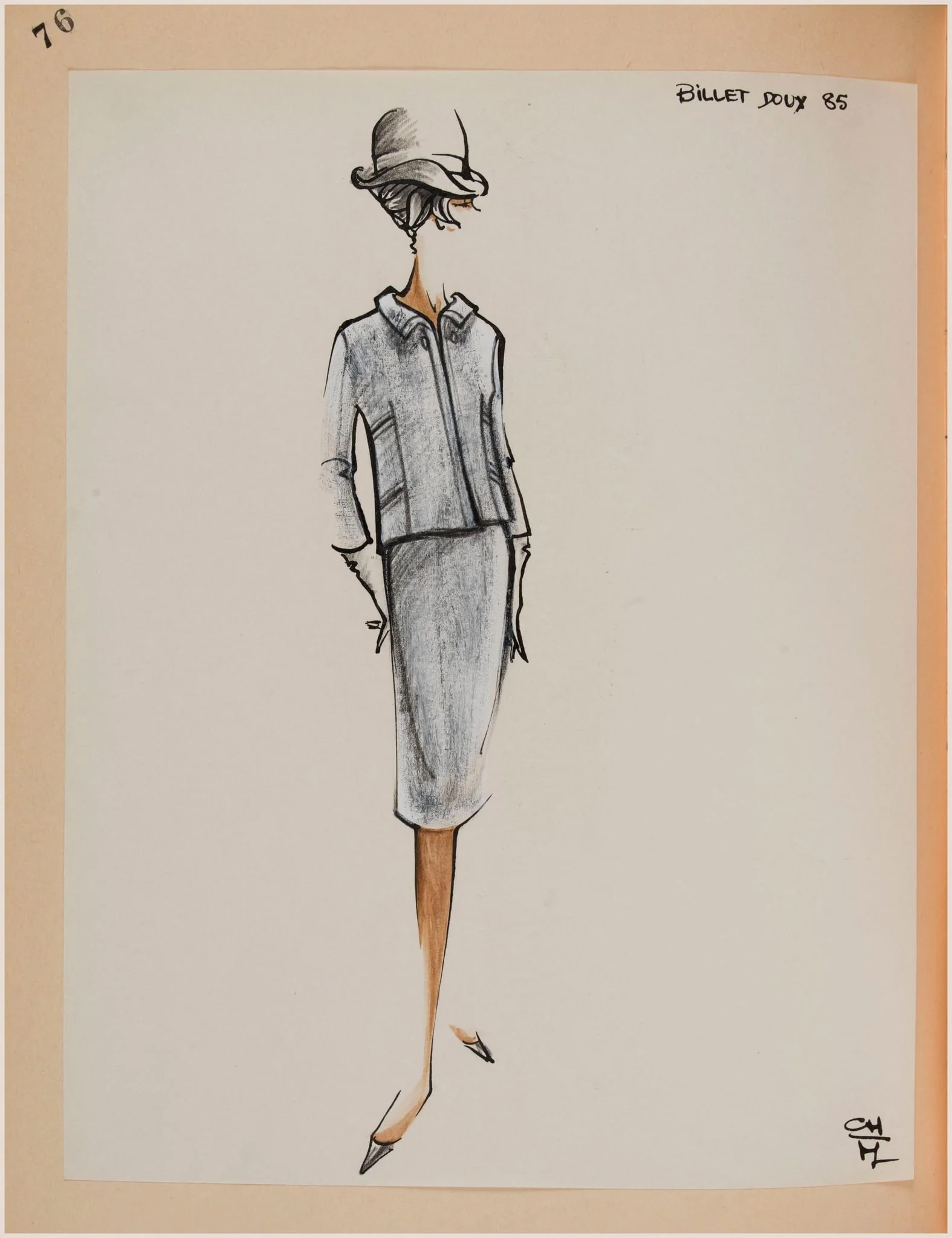 Billet doux, by Marie-Louise Carven, 1963