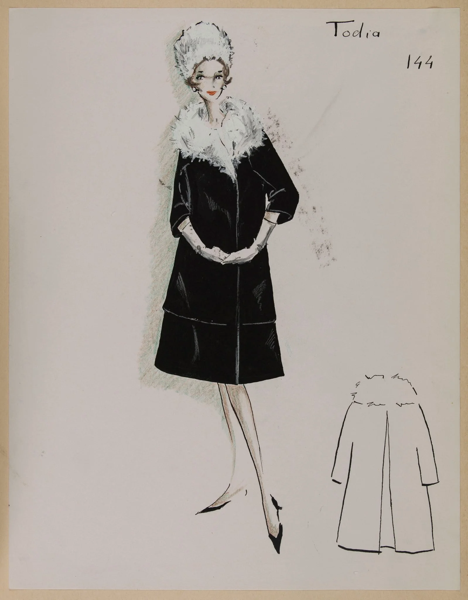 Todia, by Marie-Louise Carven, 1960