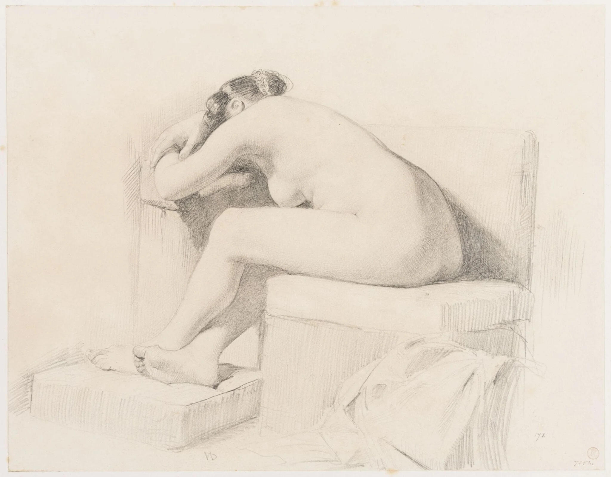 Life Study of a Female, by William Dyce, 1850