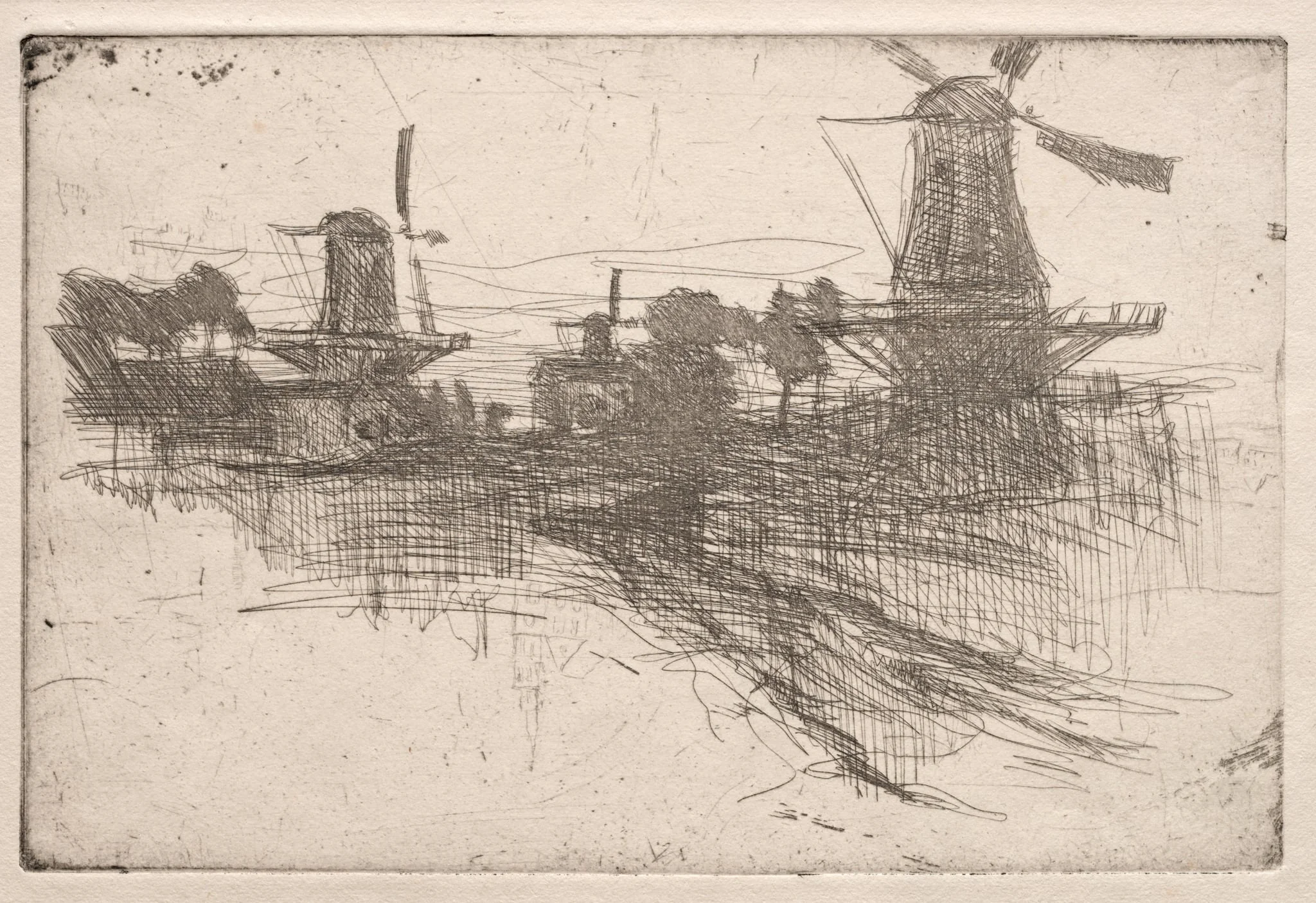 Evening, Dordrecht, by John Henry Twachtman, 1882