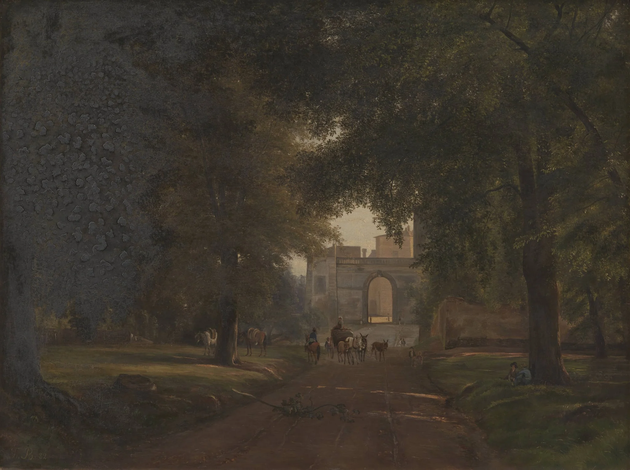 Outside Ariccia, by Unknown, 1882