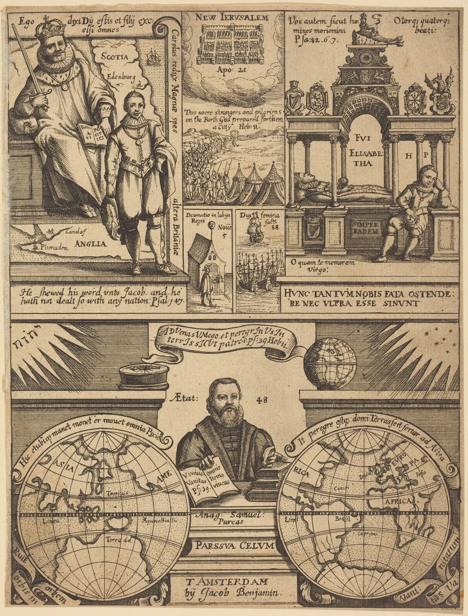 Frontispiece, by British 17th Century, ink, 1655