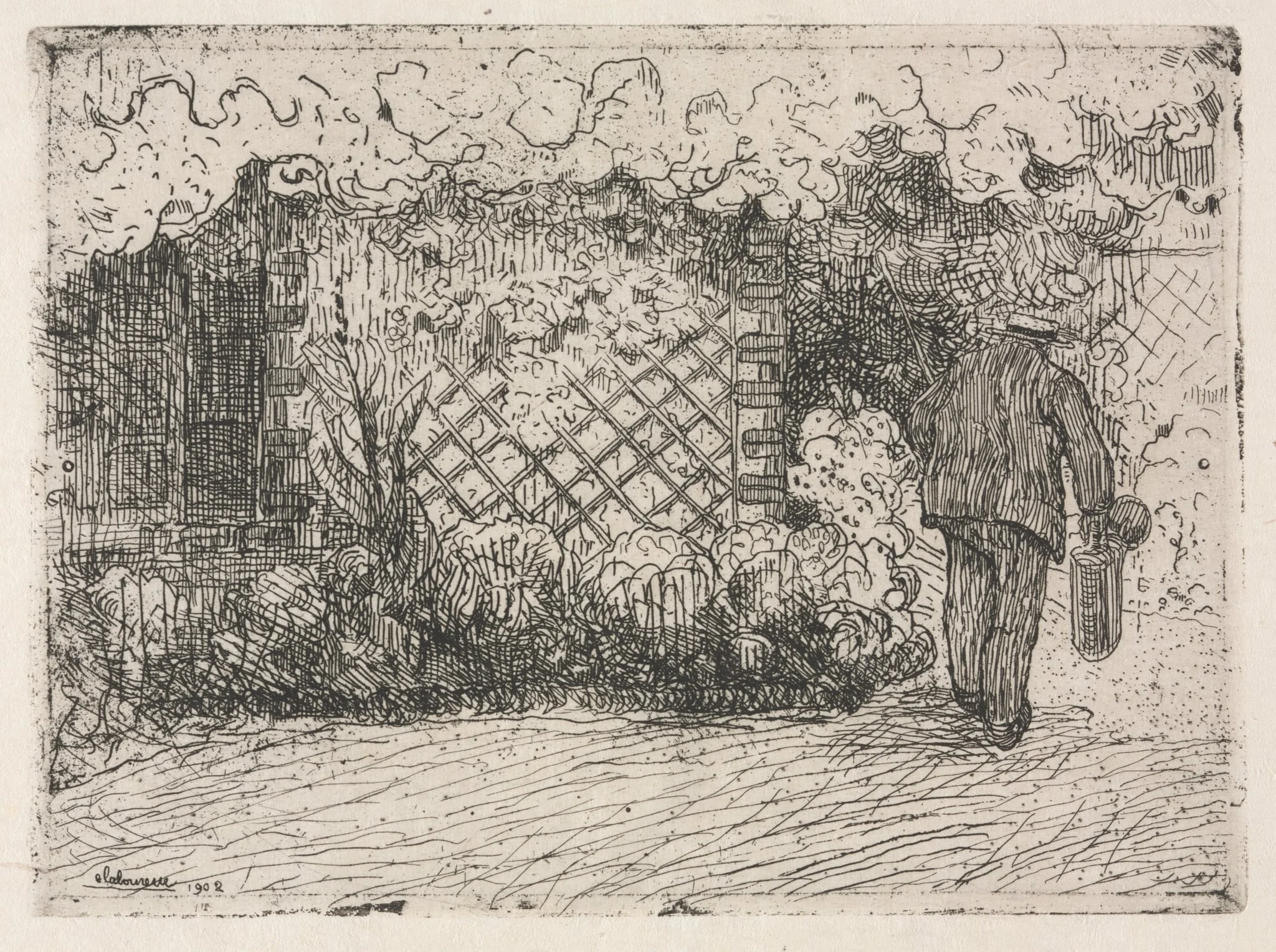 Watering Can, by Jean-Émile Laboureur, 1902