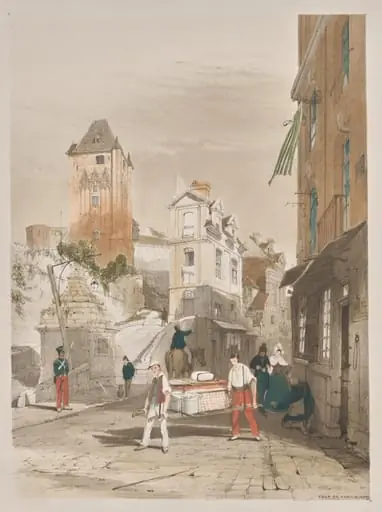 Picturesque Architecture in Paris, Ghent, Antwerp, Rouen:  Tour de Remy, Dieppe, France
