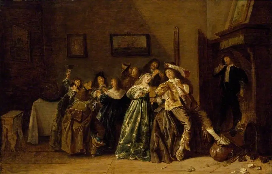 Merry Company in an Interior