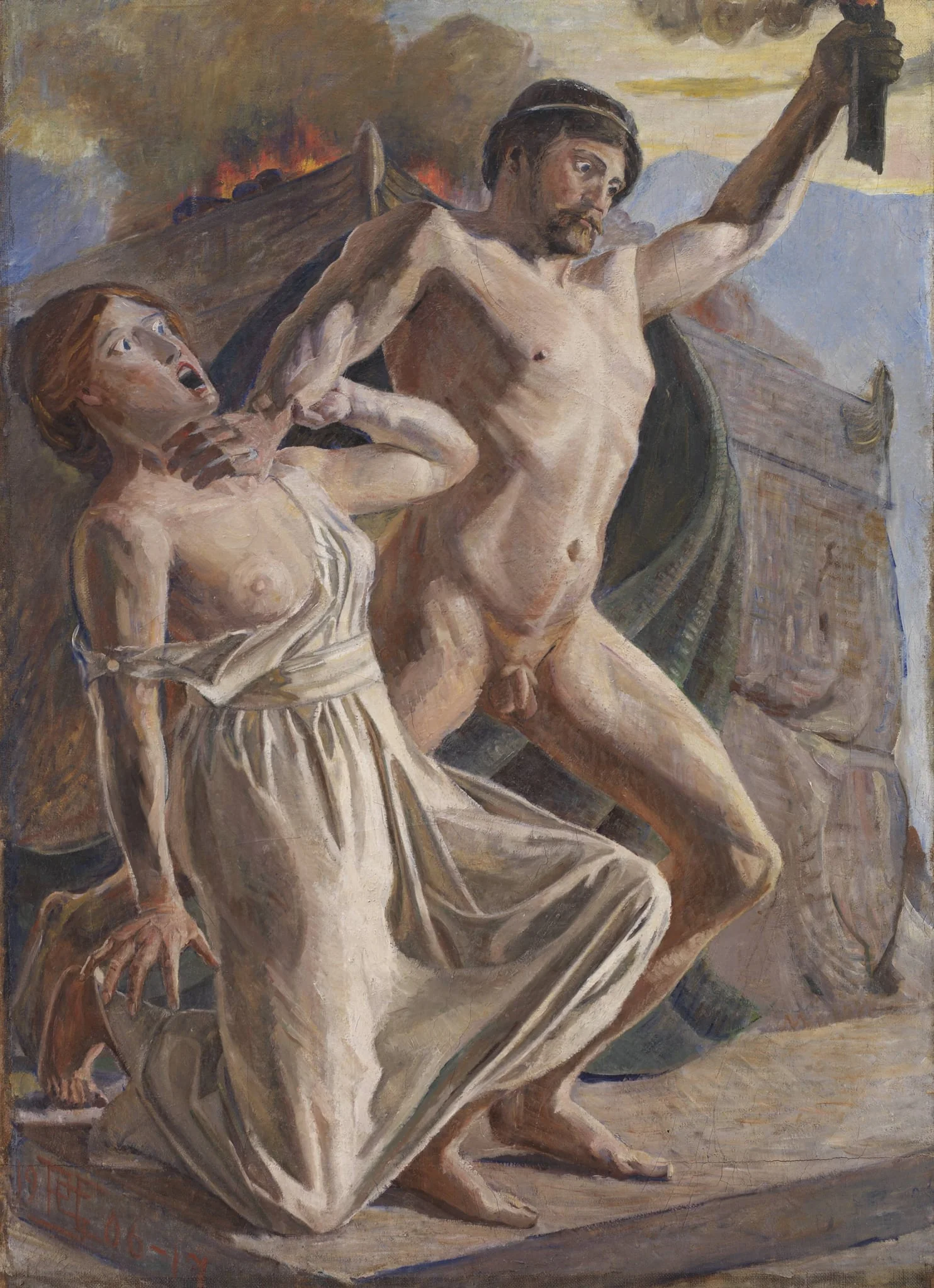 Prometheus raner ilden, by Unknown, 1911