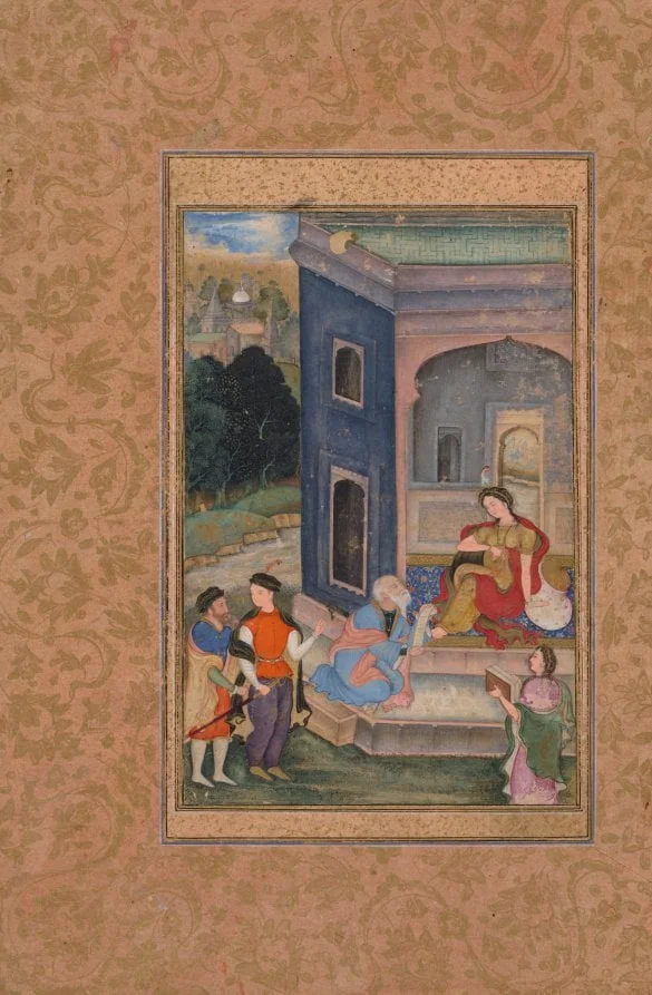 European Costume Scene, by Unknown, unspecified, 1592
