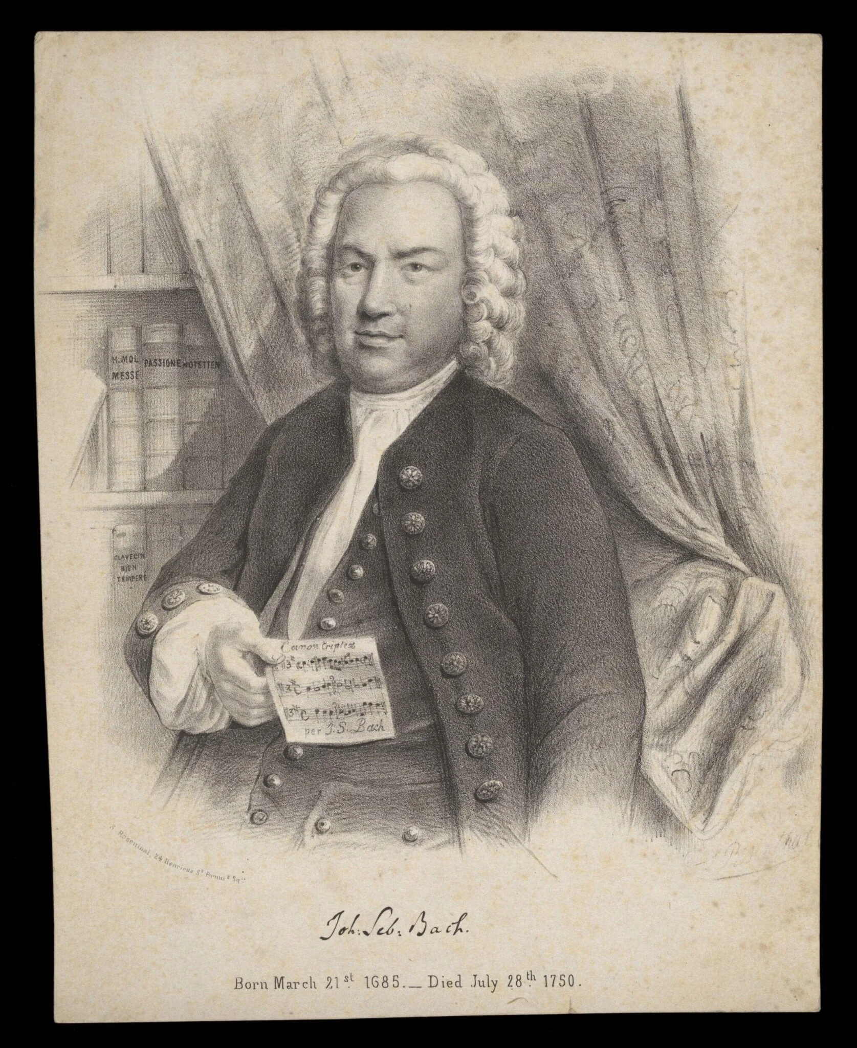 H Beard Print Collection, by S. Rosenthal, 1850