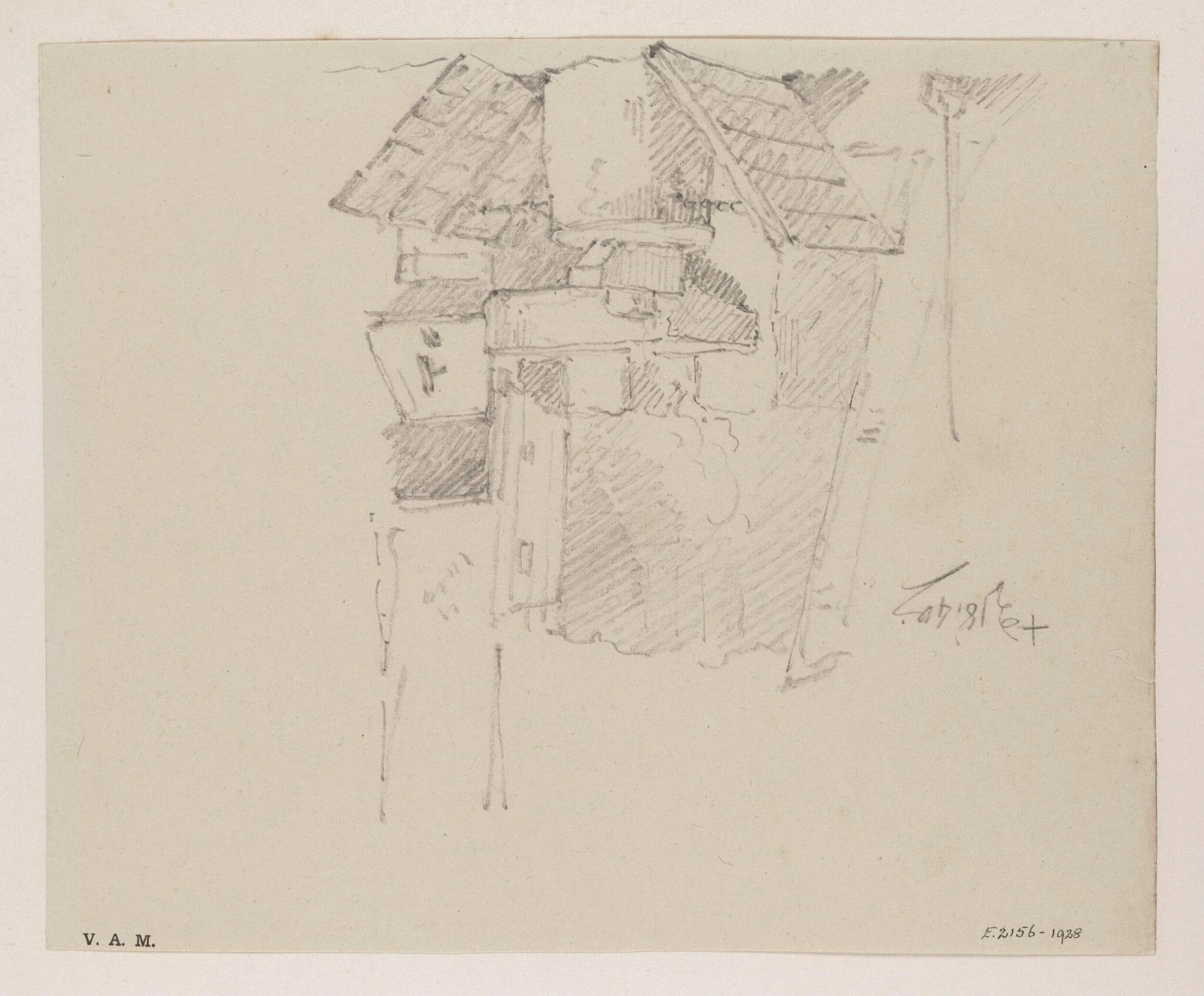 Blacksmiths' equipment, Macau, by George Chinnery, 15