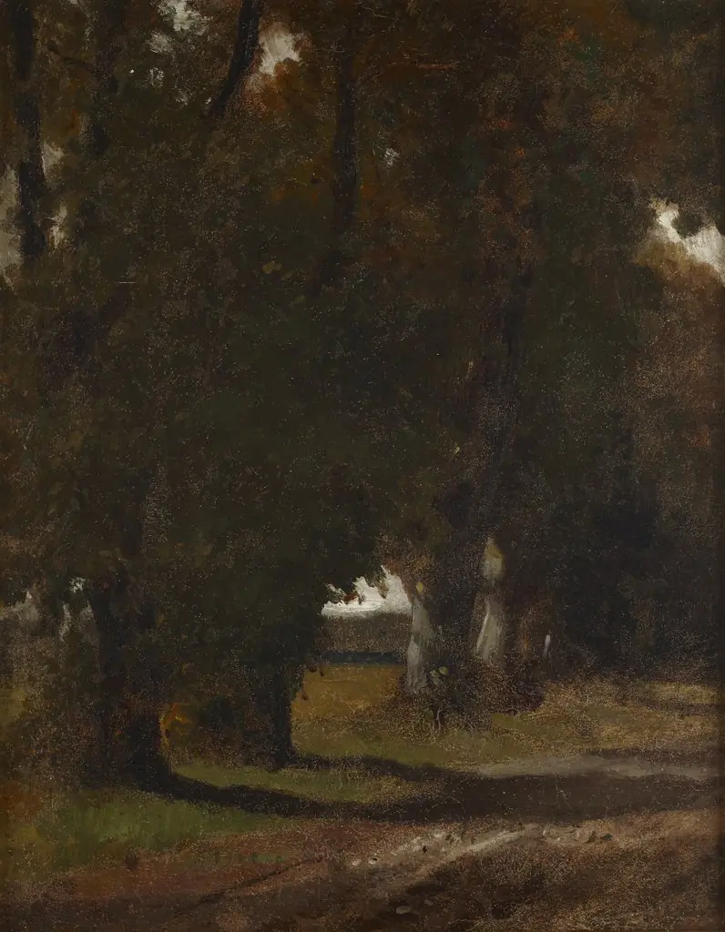 Road Among Trees