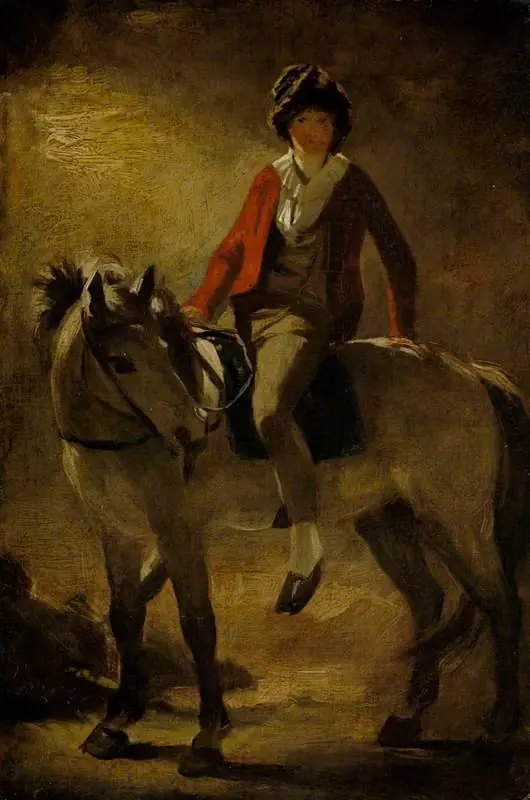 Henry Raeburn (1784 - 1863) on a Grey Pony