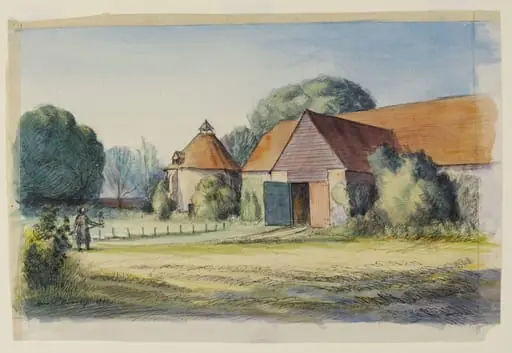 Tithe Barn and Dove House, Hurley