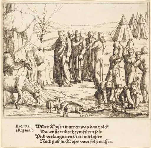 Moses Striking the Rock