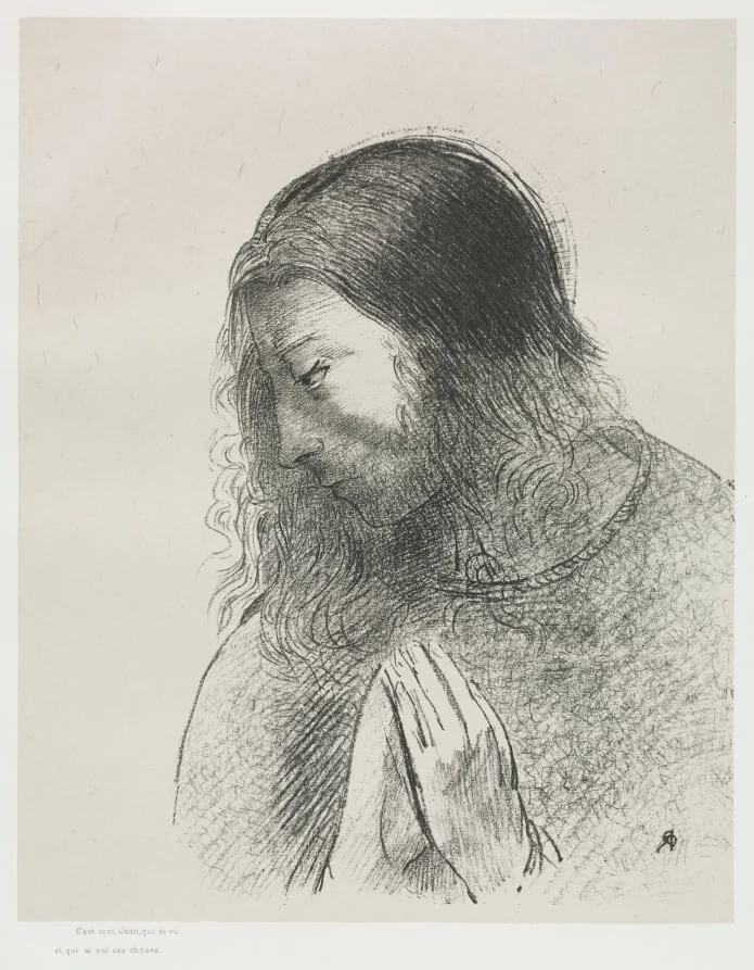 And I John Saw These Things, and Heard Them, by Odilon Redon, 1899