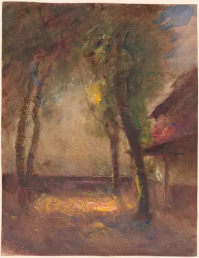 The Terrace of the Ravier House in Morestel