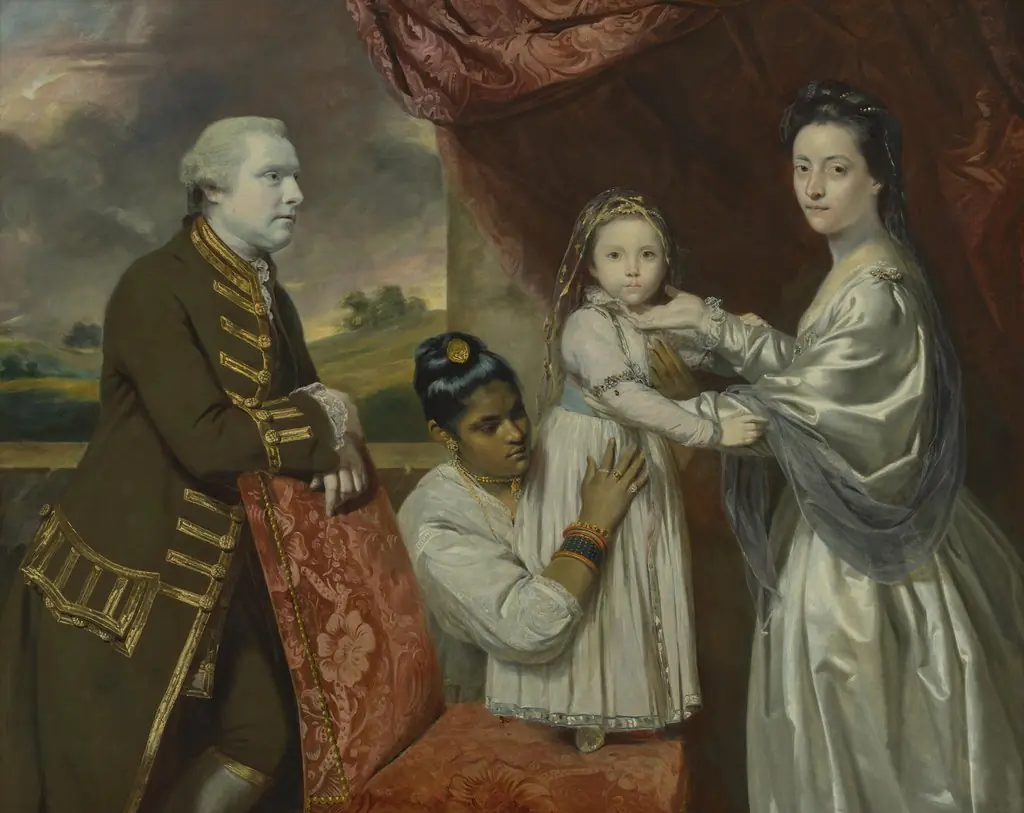 Tysoe Saul Hancock, his wife Philadelphia, their daughter Elizabeth and their Indian maid Clarinda