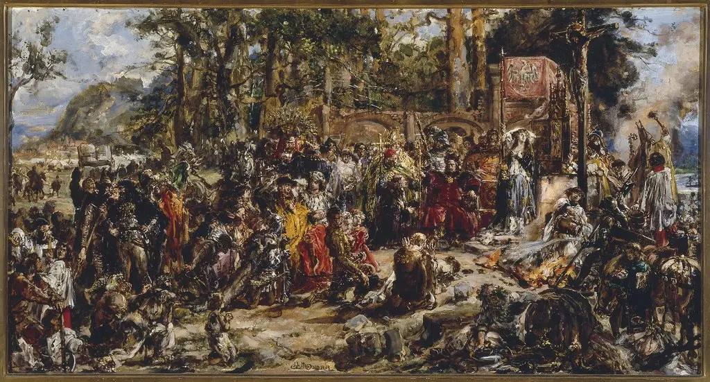 Baptism of Lithuania, from the series “History of Civilization in Poland”