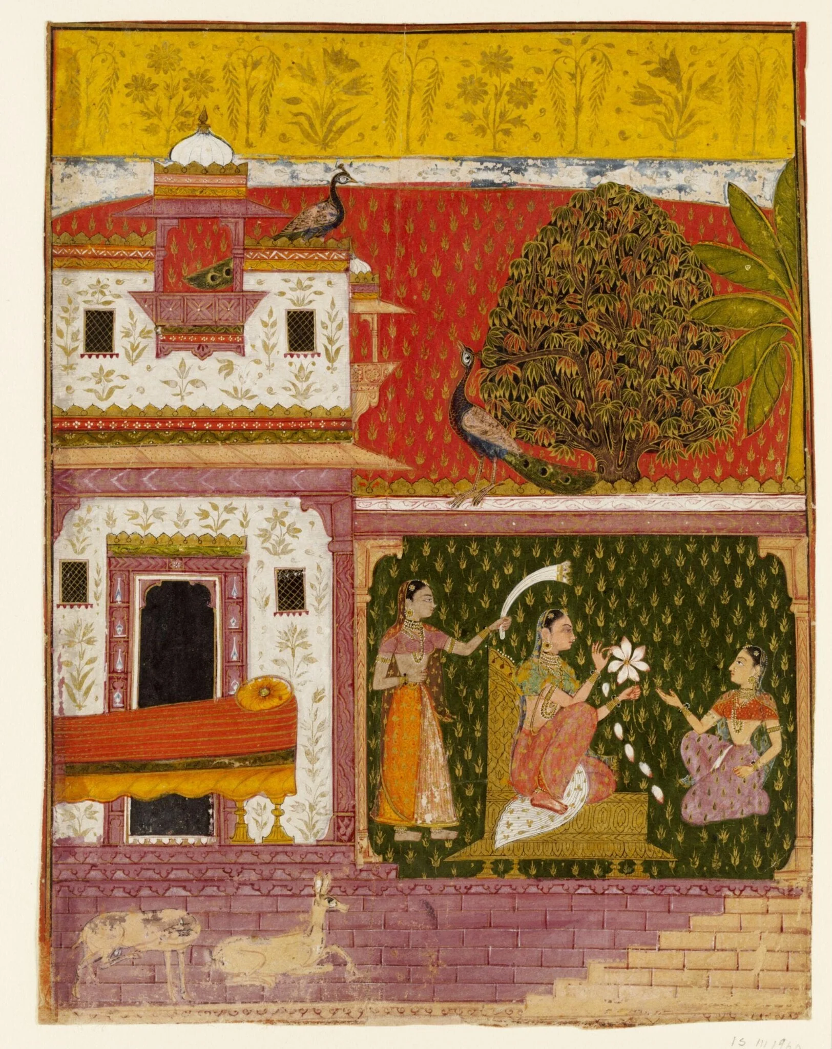 Malasri Ragini, by Unknown, paint, 1640
