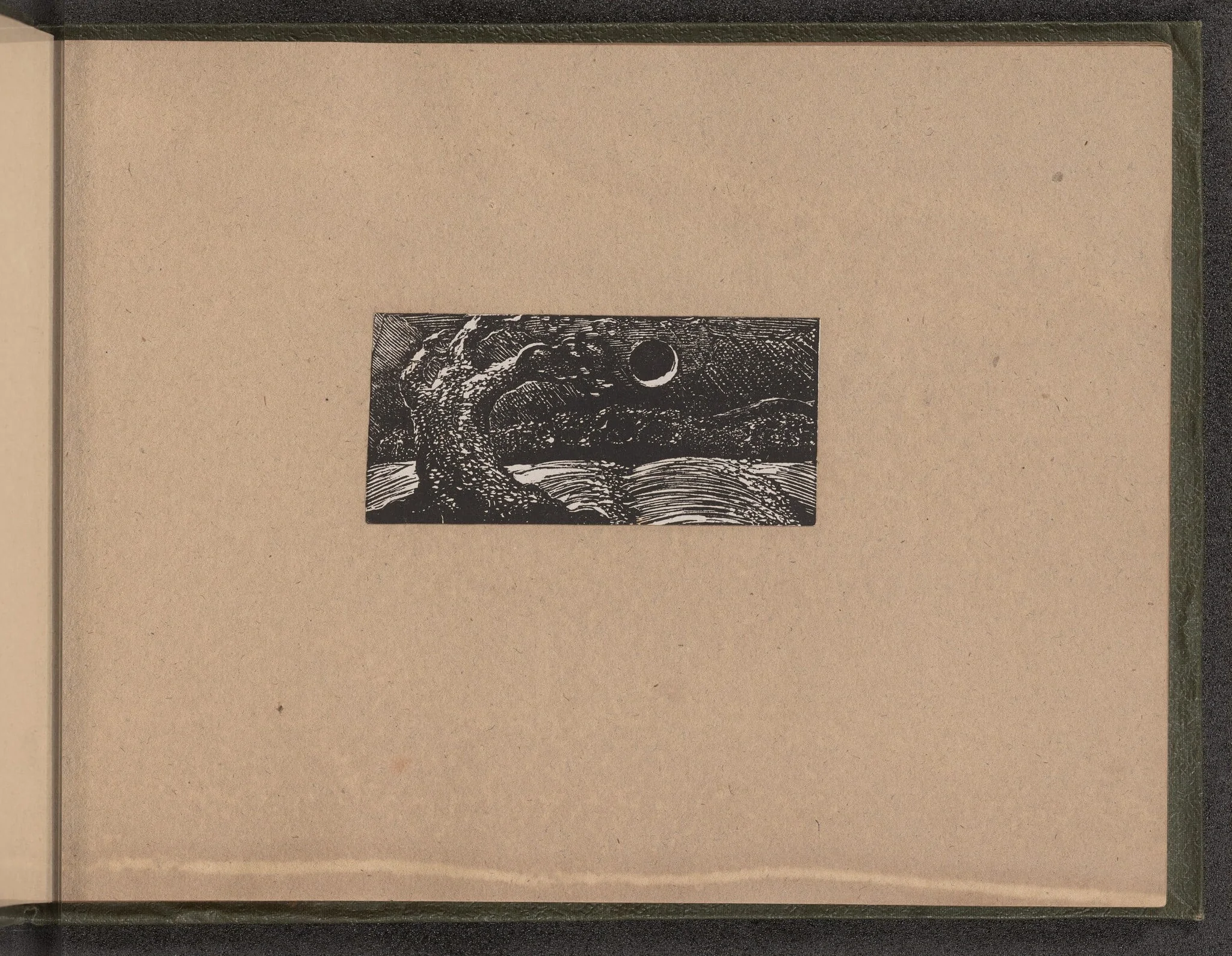 Blasted Tree and Flattened Crops, by William Blake, ink, 1821