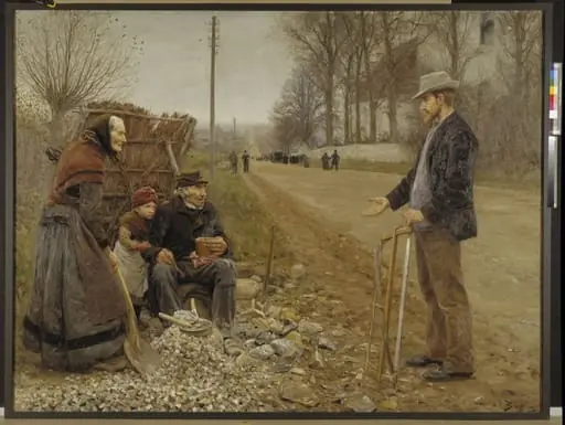 People by a Road