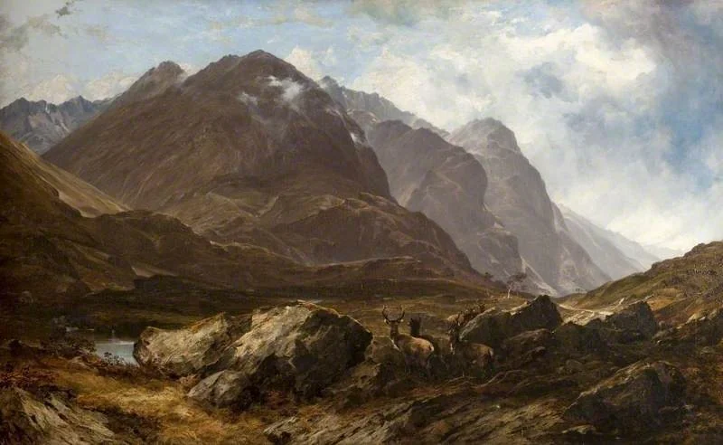 Glencoe, by Horatio McCulloch, oil, 1864