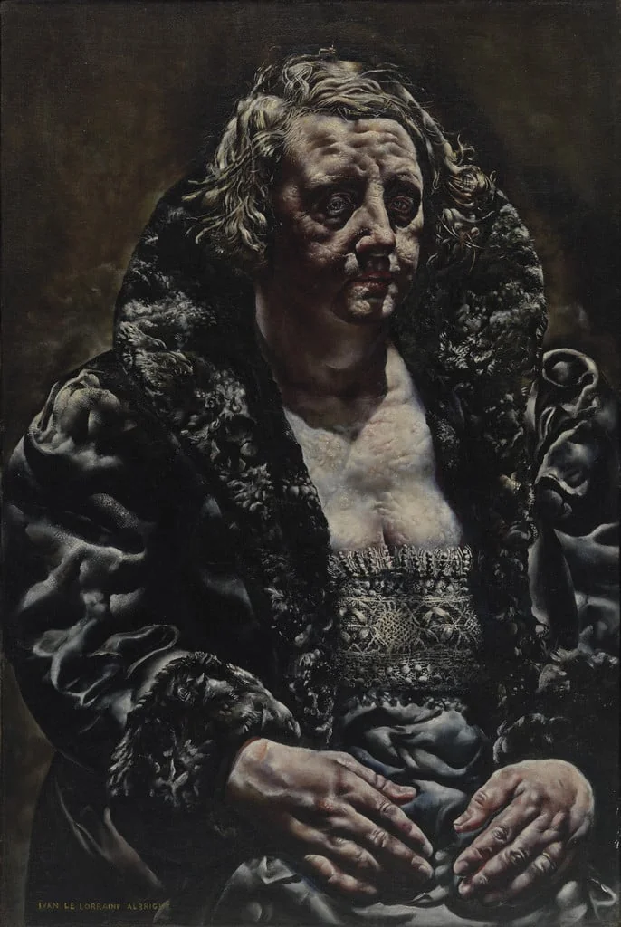 Untitled, by Ivan LeLorraine Albright, oil, 1928