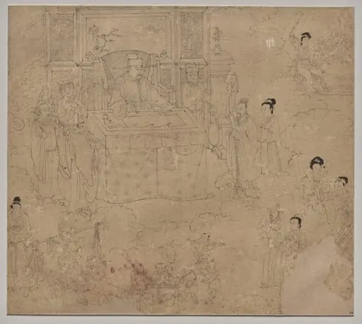 Album of Daoist and Buddhist Themes: Kings of Hells: Leaf 28