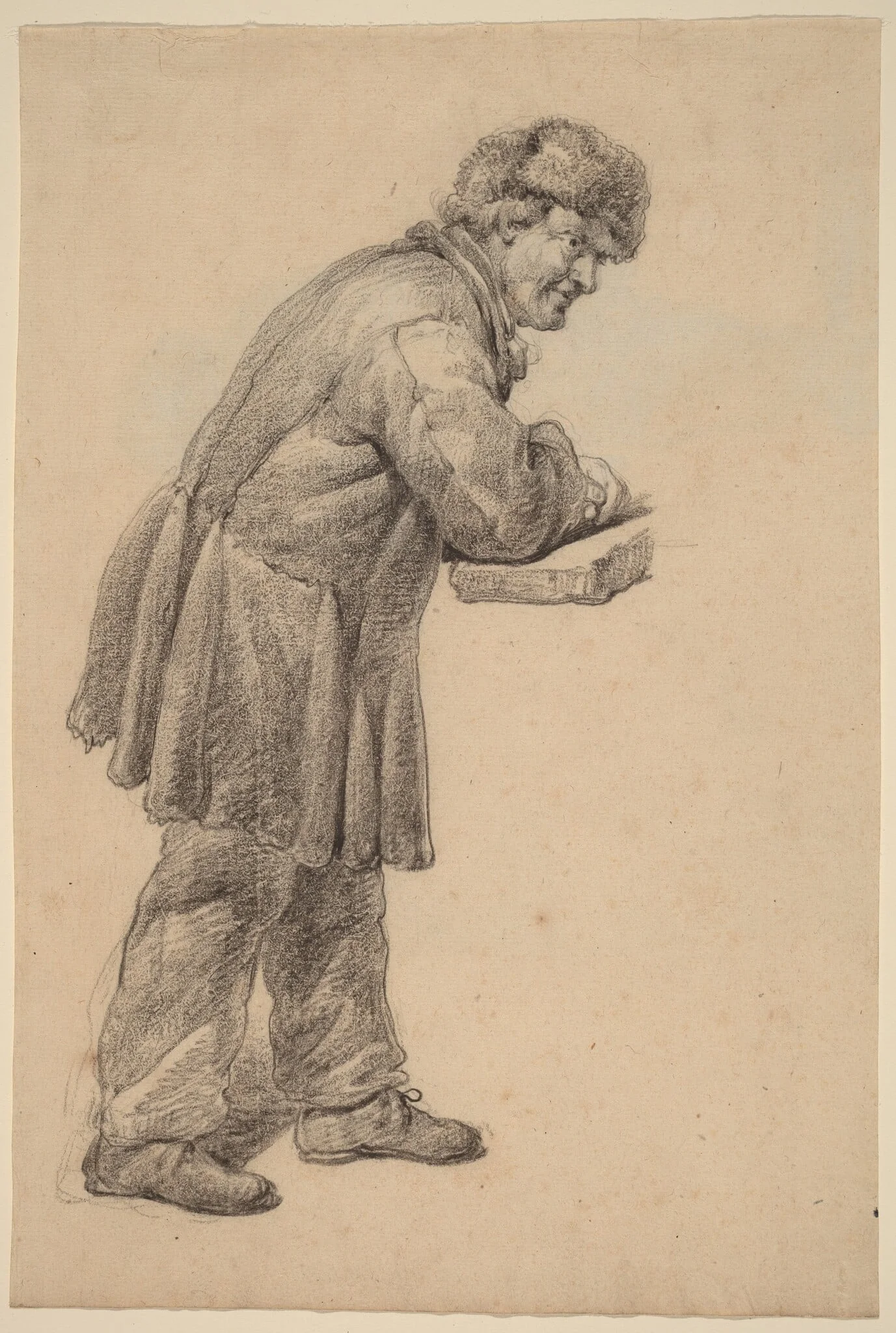Character Study, by Charles Wesley Jarvis, chalk, 1824
