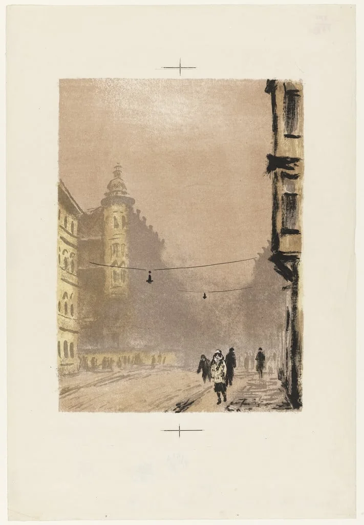 Untitled, by Vladimir Michailovich Konashevich, ink, 1944