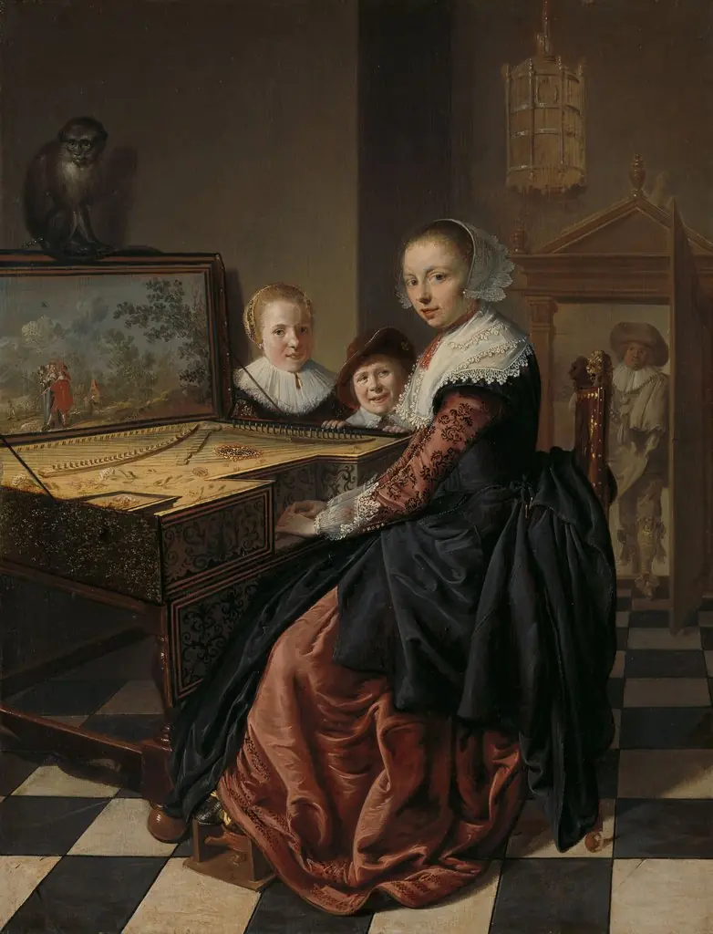 Woman at the Virginal