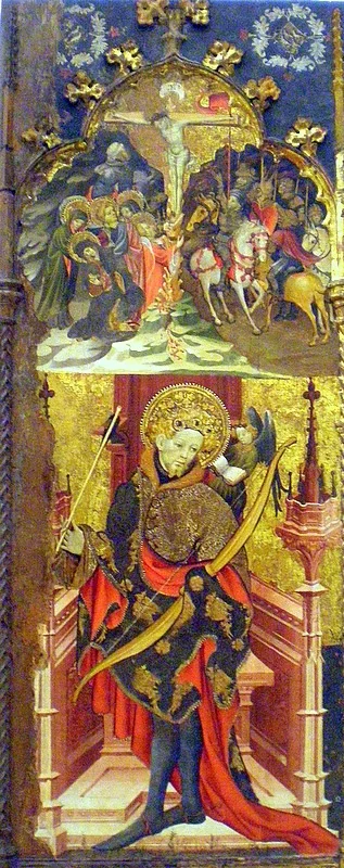 Calvary: Saint Sebastian, by Joan Mates, unspecified, 1417