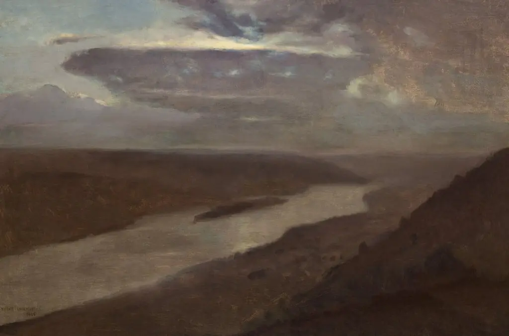 The Dniester River at Night