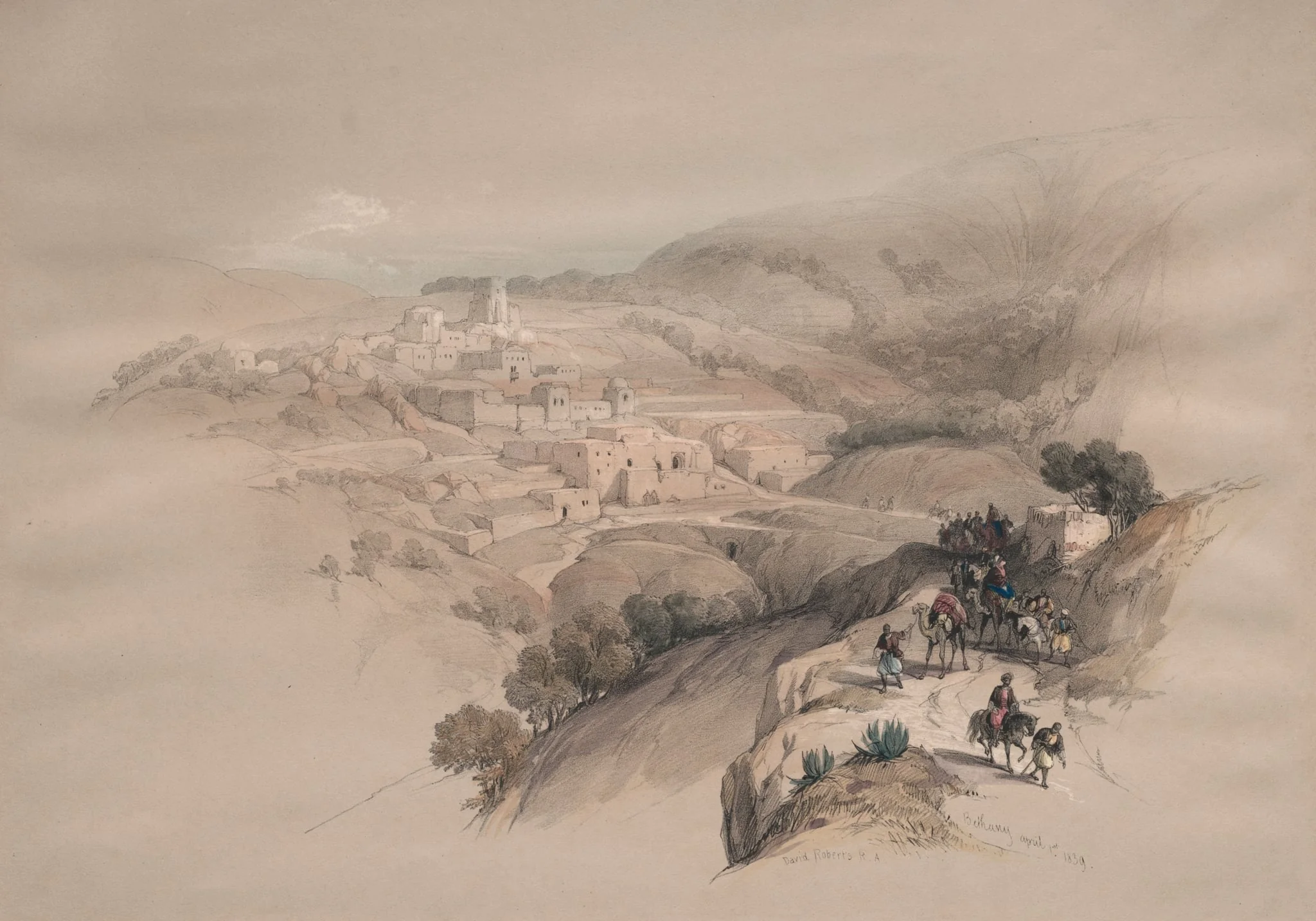 Bethany, by David Roberts, 1839