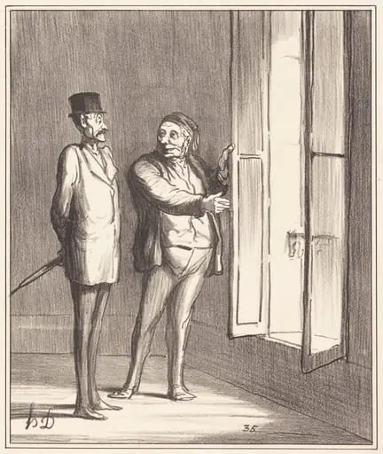 Monsieur sera très bien ici...