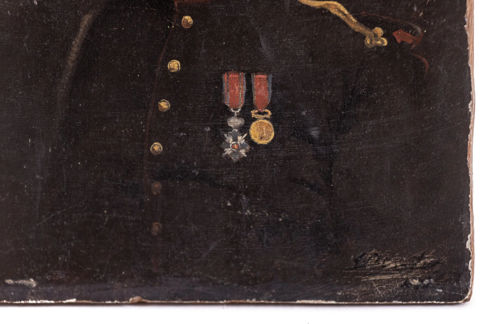 Portretul căpitanului Elefterescu, by Sava Henția, 1876