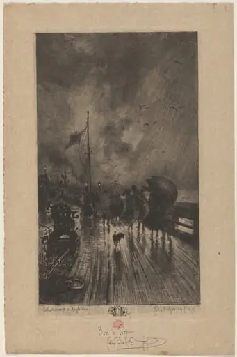 Un Débarquement en Angleterre (Landing in England)