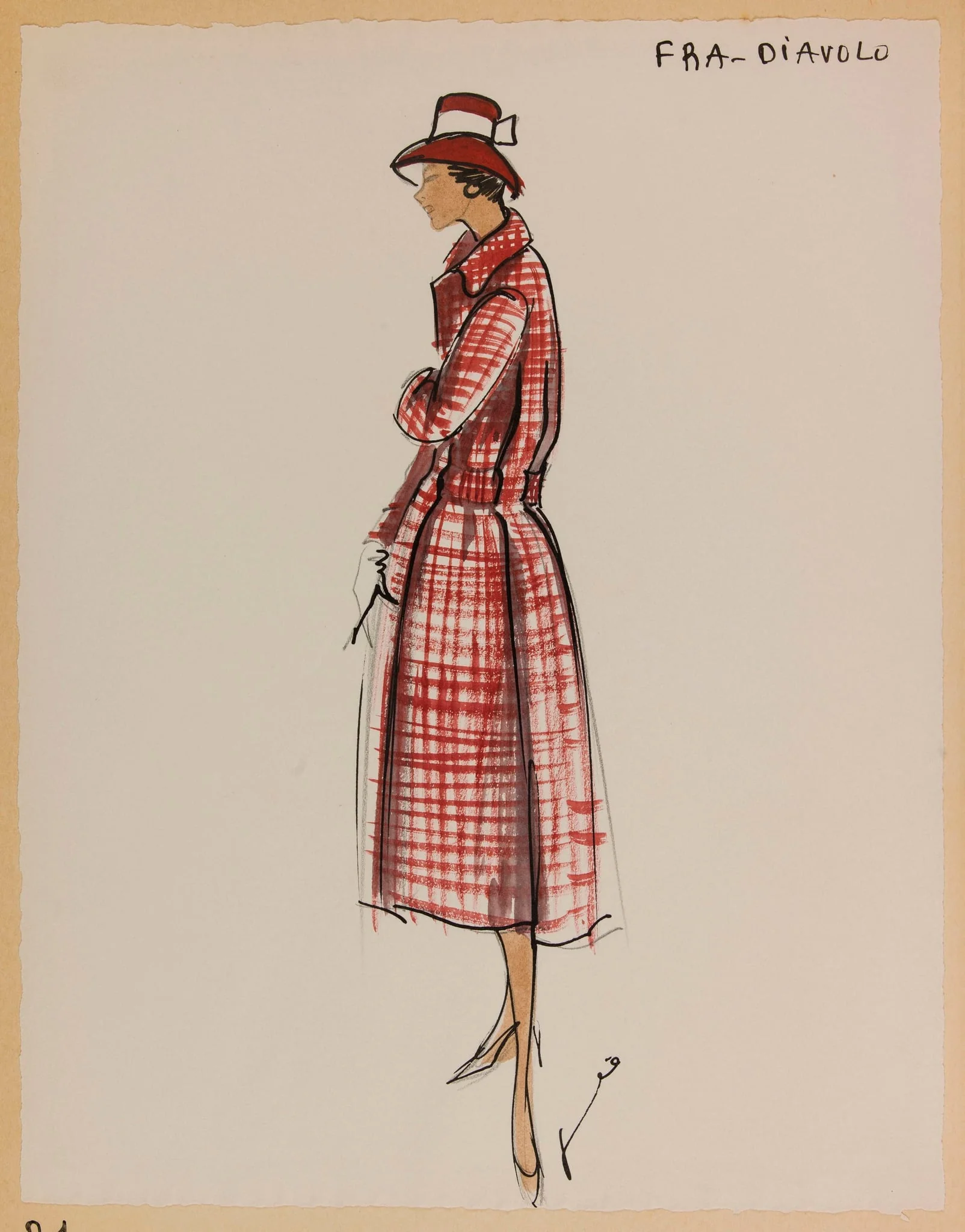 Fra-diavolo, by Carven, 1956