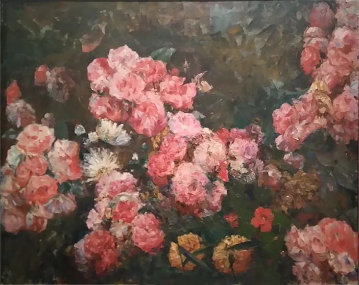 Flores, by Eliseu Visconti, oil, 1917