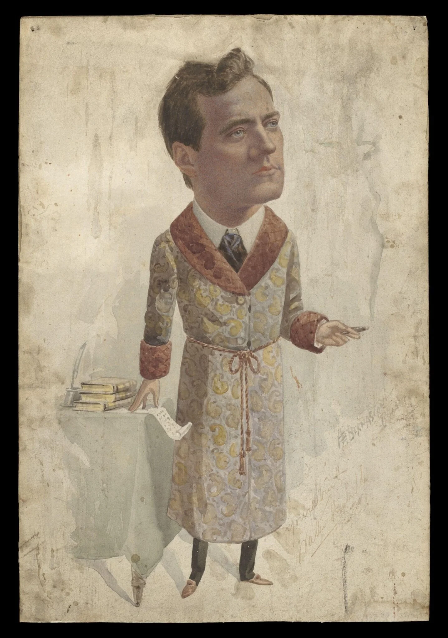 Painting of Walter Melville by Bernasconi, by George Henry Bernasconi, paint, 1950