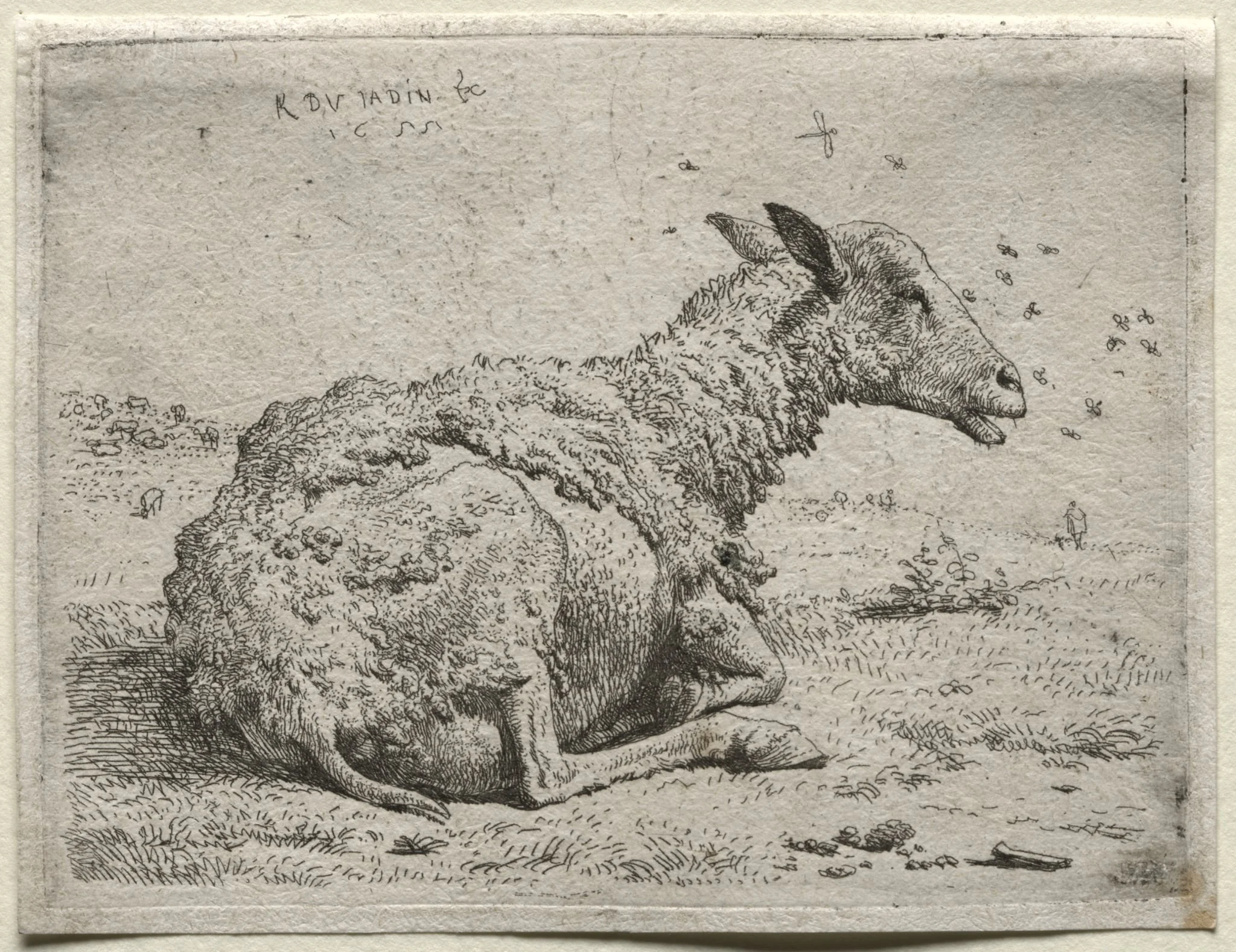 The Sheep and the Flies, by Karel Dujardin, 1655