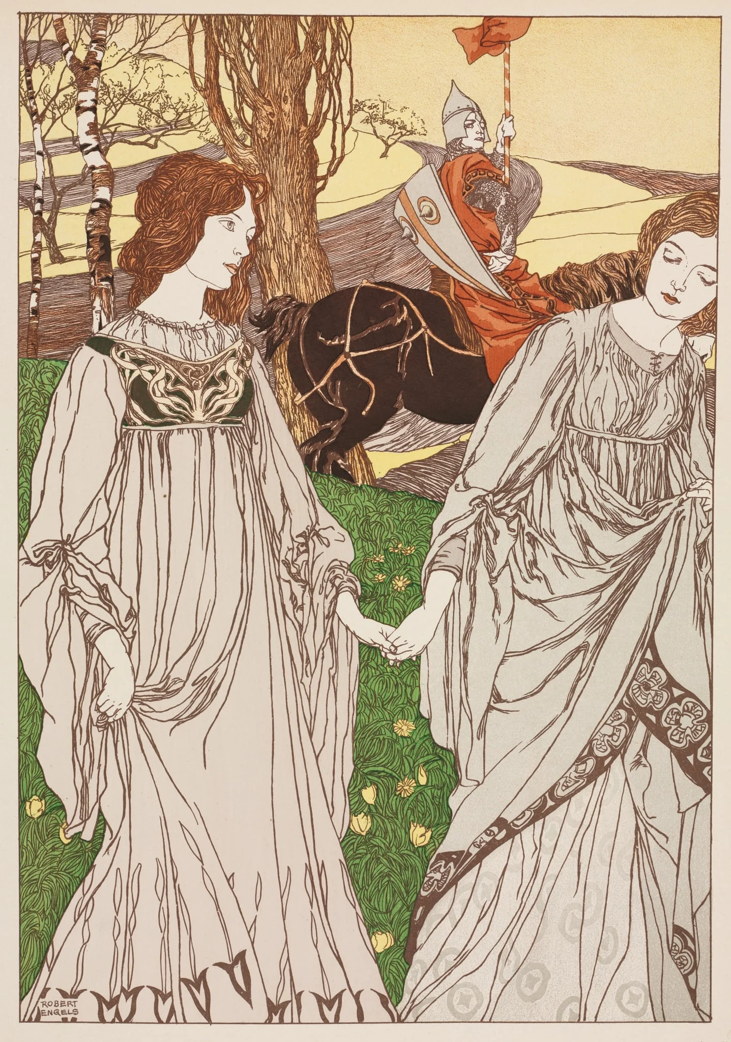 The Passer-By (Le Passant), by Robert Engels, 1897