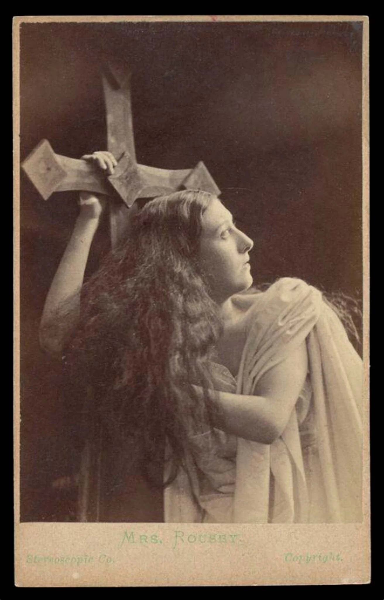 A portrait of 'Mrs Rousby'