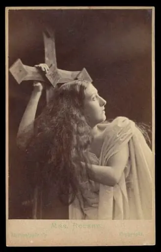 A portrait of 'Mrs Rousby'