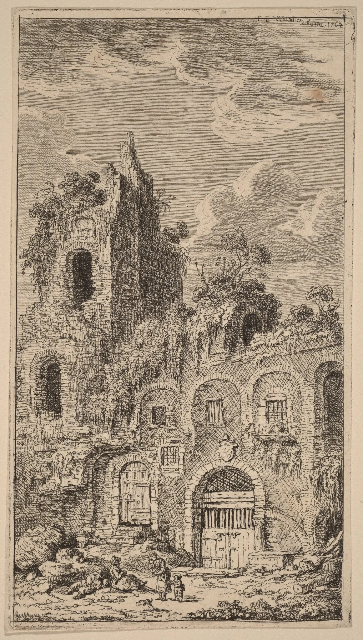 Fragment of the Old City Wall at San Giovanni Laterano