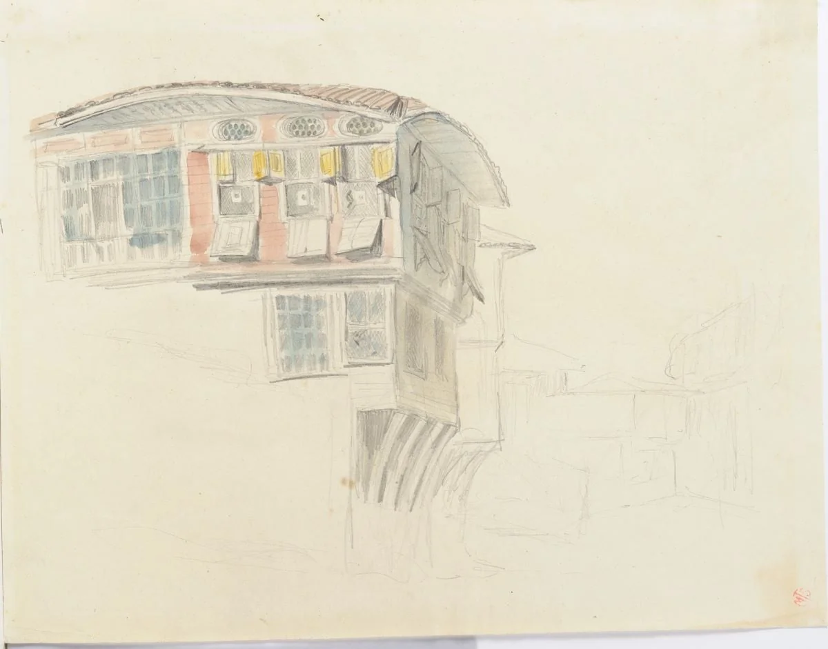 Casă orientală, by Carol Szathmari, unspecified, 1850